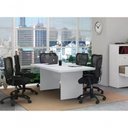 Ver imagem 3 de Mesa Reunião Para Escritório 200x100 Cm Me4119 Branco