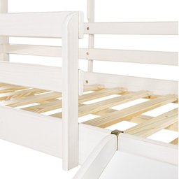Beliche Solteiro Queen Montessoriano Cabana Family com Escorregador Casatema - 6