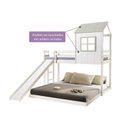 Ver imagem 5 de Beliche Solteiro Queen Montessoriano Cabana Family com Escorregador Casatema MadeiraOriginals