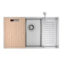 Ver imagem 1 de Cuba de Cozinha Deca Suprema Inox 75x40cm com Acessórios Cc.670.75.ac.inx