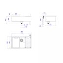 Ver imagem 3 de Cuba de Cozinha Deca Suprema Inox 75x40cm com Acessórios Cc.670.75.ac.inx