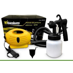 Pistola De Pintura Elétrica Compressora Pulverizadora De Tinta 650w - 6