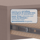 Ver imagem 5 de Cabeceira Ripada Casal 2 Mesa de Cabeceiras Flora Marrom
