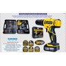 Furadeira Parafusadeira Impacto 12v Maleta C/ 54 Peças - 2