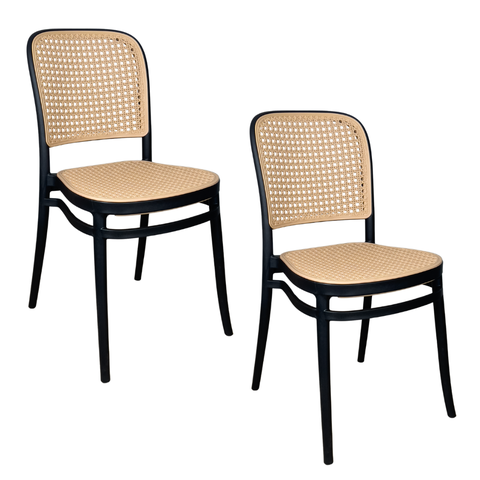 Cadeira de Jantar Roma para Sala e Cozinha - Preto - 2