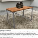 Ver imagem 2 de Mesa de Centro Viena Retangular para Sala Decor Madeira MDF Compacta Prata/Jade