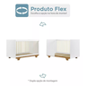 Berço Mini Cama Flocos 100% Mdf Bco/ype - Tigus - 3
