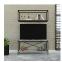 Ver imagem 1 de Rack para TV até 50 Polegadas 1 Nicho Aéreo Estilo Industrial Active Yescasa Branco