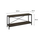 Ver imagem 5 de Rack para TV até 50 Polegadas 1 Nicho Aéreo Estilo Industrial Active Yescasa