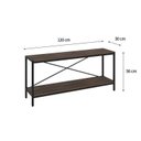 Ver imagem 2 de Estante para TV até 50 Polegadas 1 Nicho Aéreo 2 Estante Estilo Industrial Active Yescasa