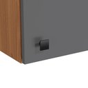 Ver imagem 4 de Armário Aéreo Kappesberg Pixel 1 Porta Canela/cinza Sagrado 40cm