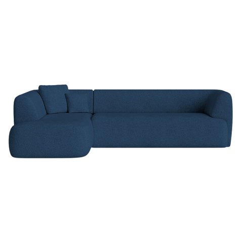 Sofá Modular Oslo Luxuoso Sala de Estar Decoração Luxo 265cm Suede