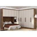 Ver imagem 4 de Guarda Roupa Casal 6 Portas e 4 Gavetas Rizon/linea Neve - Novo Horizonte