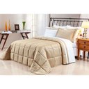 Ver imagem 4 de Edredom Queen Size Dupla Face Cáqui 400 Fios Egípcio 100% Algodão 3 Peças