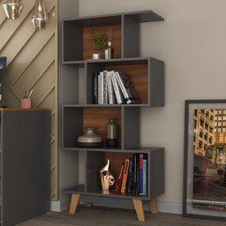 Estante para Livros Caracas 4 Nichos - 1