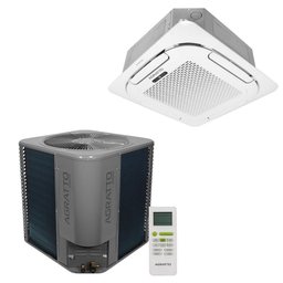 Ar Condicionado Split Agratto Cassete 4 Vias Inverter 55.000 Btu/h Frio Monofásico Branco Lci60f-02 - 1
