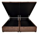 Ver imagem 6 de Cama Box Baú King-size 193x203 Reforçada Fabricação Própria - Suede Marrom