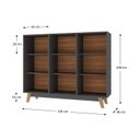 Ver imagem 3 de Estante para Livros Baixa 9 Nichos Amelia