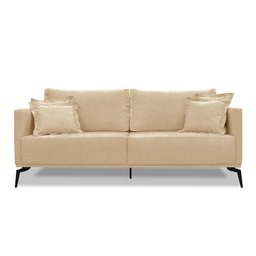 Sofá Living 2 Lugares 1,60 Linho Dourado - Lucadi Home - 2