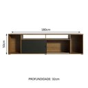 Ver imagem 4 de Rack para Tv até 65 Polegadas Madesa Cancun Rustic/preto Cor:rustic/preto