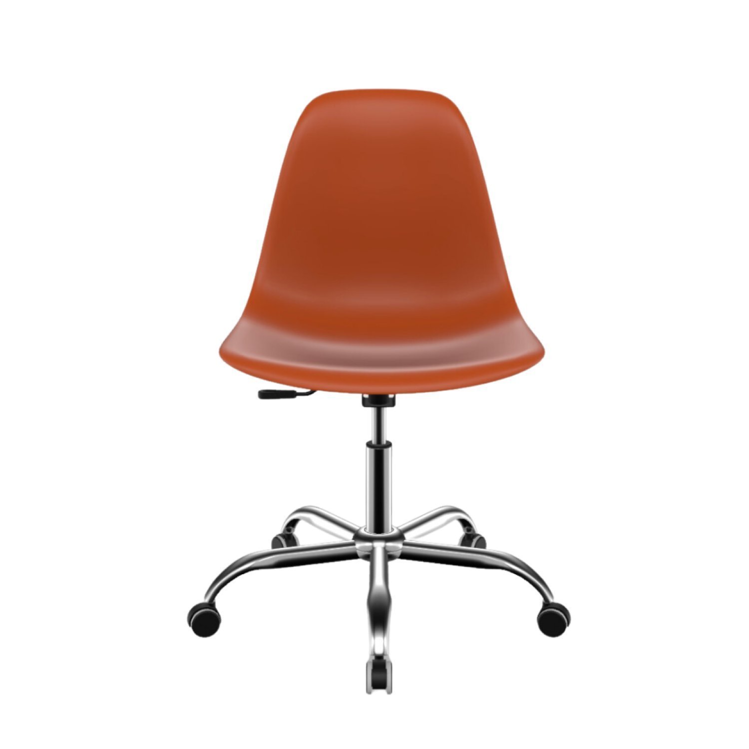 Cadeira para Escritório Eames PP Base Aço Cromado - 4