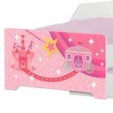Ver imagem 4 de Bicama Infantil Carruagem e Castelo com Colchões MDF Branco Cambel Móveis