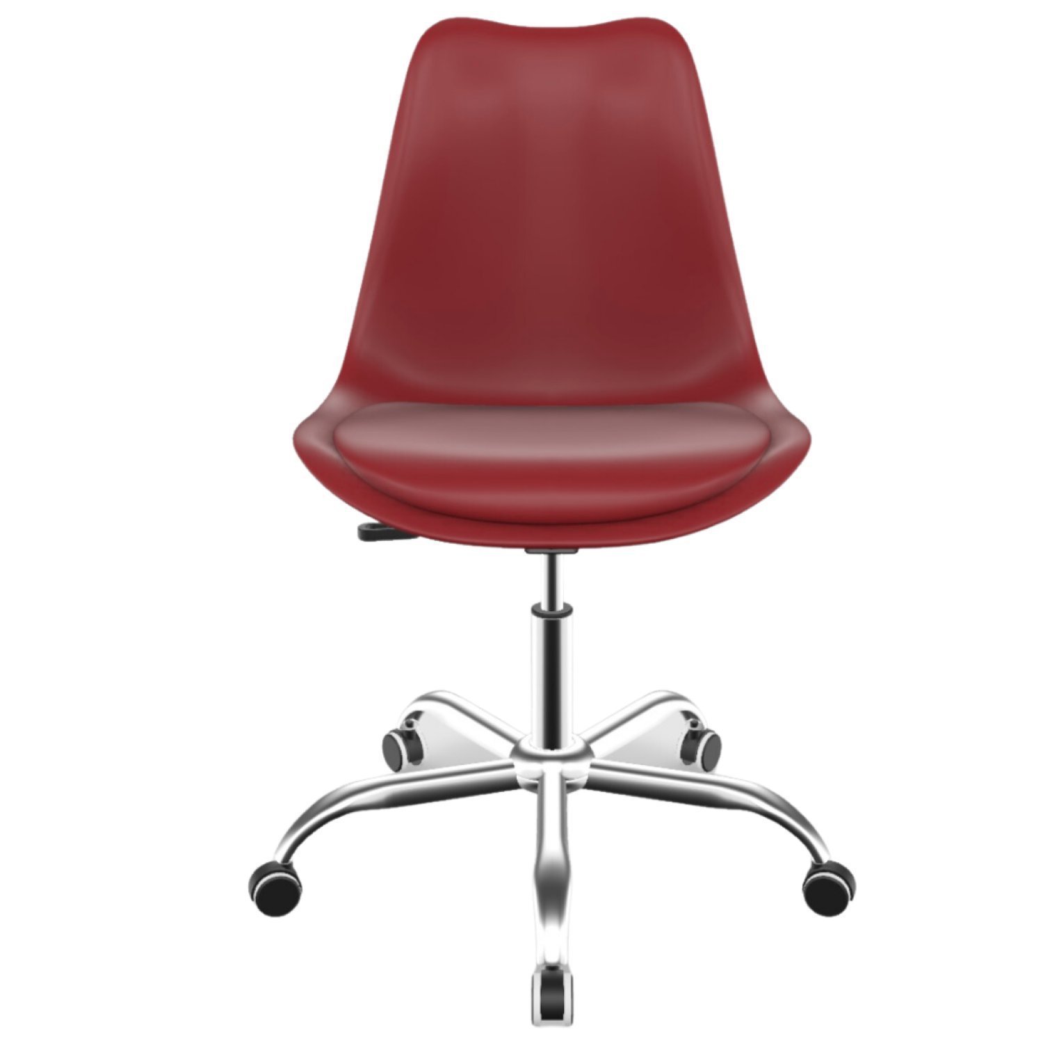 Cadeira para Escritório Eames Estofada Saarinen PP Base Aço Cromado - 3