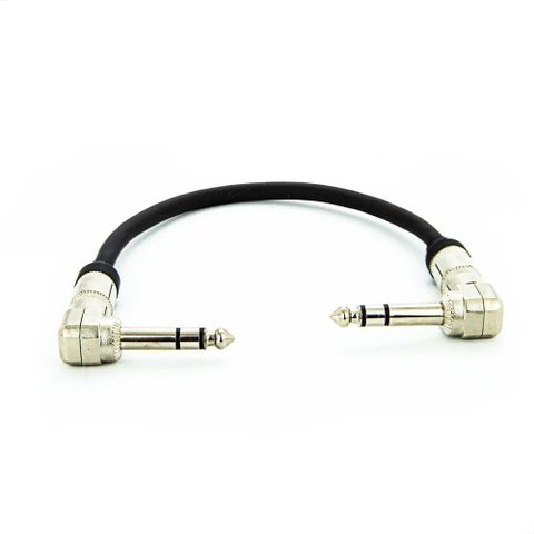 Cabo Adaptador P10 90º X P10 90º Estereo - 6 Metros