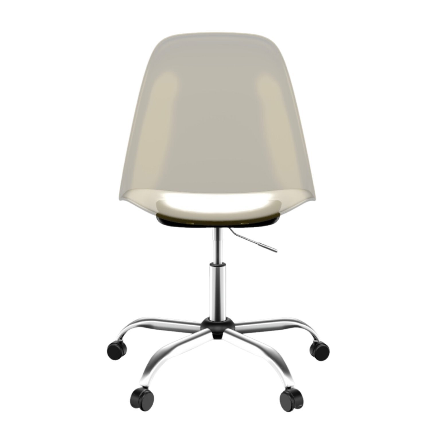 Cadeira para Escritório Eames PP Base Aço Cromado - 2