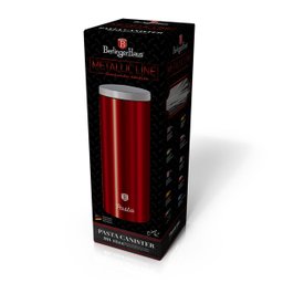 Pote para Macarrão Multiuso Inox 30cm Burgundy Berlinger Haus Cereais Massas com Tampa Organização - 4