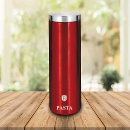 Pote para Macarrão Multiuso Inox 30cm Burgundy Berlinger Haus Cereais Massas com Tampa Organização - 3