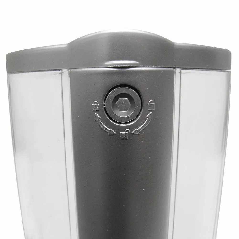 Dispenser Sabonete Liquido Shampoo Kit 5 Unidades Banheiro Lavabo Restaurante Hotel Bar Shopping Hig - 4