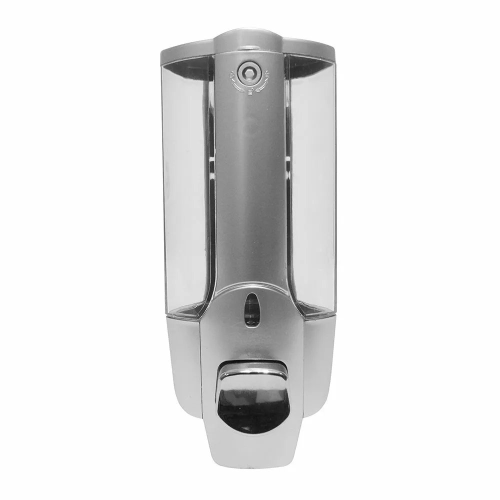 Dispenser Sabonete Liquido Shampoo Kit 5 Unidades Banheiro Lavabo Restaurante Hotel Bar Shopping Hig - 2