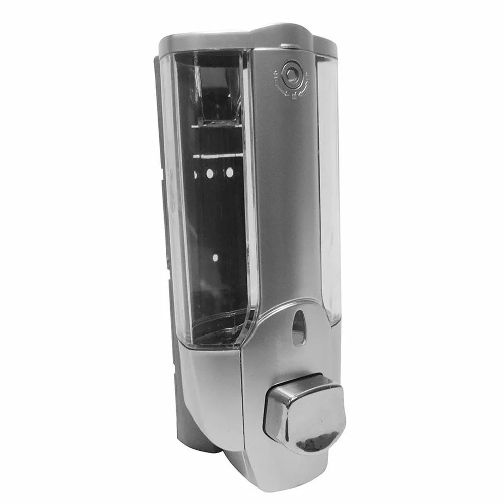 Dispenser Sabonete Liquido Shampoo Kit 5 Unidades Banheiro Lavabo Restaurante Hotel Bar Shopping Hig - 3