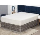 Ver imagem 3 de Saia Box Fit Cama Casal Capa com Elástico Malha Helanca Se Ajusta Ao Box 1 Pç Estampada:25 Azulejo a