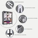 Ver imagem 6 de Guarda-roupa Cinza Snel Home