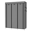 Ver imagem 4 de Guarda-roupa Cinza Snel Home