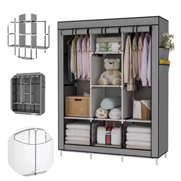 Guarda-roupa Cinza Snel Home - 9