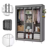 Guarda-roupa Cinza Snel Home - 9