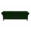 Ver imagem 2 de Sofá Dom Pedro Chesterfield 3 Lugares Decoração Sala Receção - Couríssimo Verde