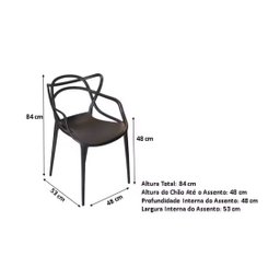 Cadeira Alegra Preto - Construmarcas - 2