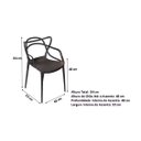 Ver imagem 2 de Cadeira Alegra Preto - Construmarcas