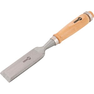 Formão chanfrado 1.1/2" aço carbono cabo madeira - Nove54