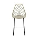 Ver imagem 4 de Banqueta Alta 106cm com Encosto Kayla Bege/Fendi