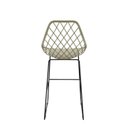 Ver imagem 3 de Banqueta Alta 106cm com Encosto Kayla Bege/Fendi