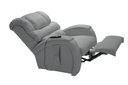 Ver imagem 3 de Cadeira Poltrona Reclinável Imperial Massageadora Motorizada Corano Lift Cinza Império Estofados