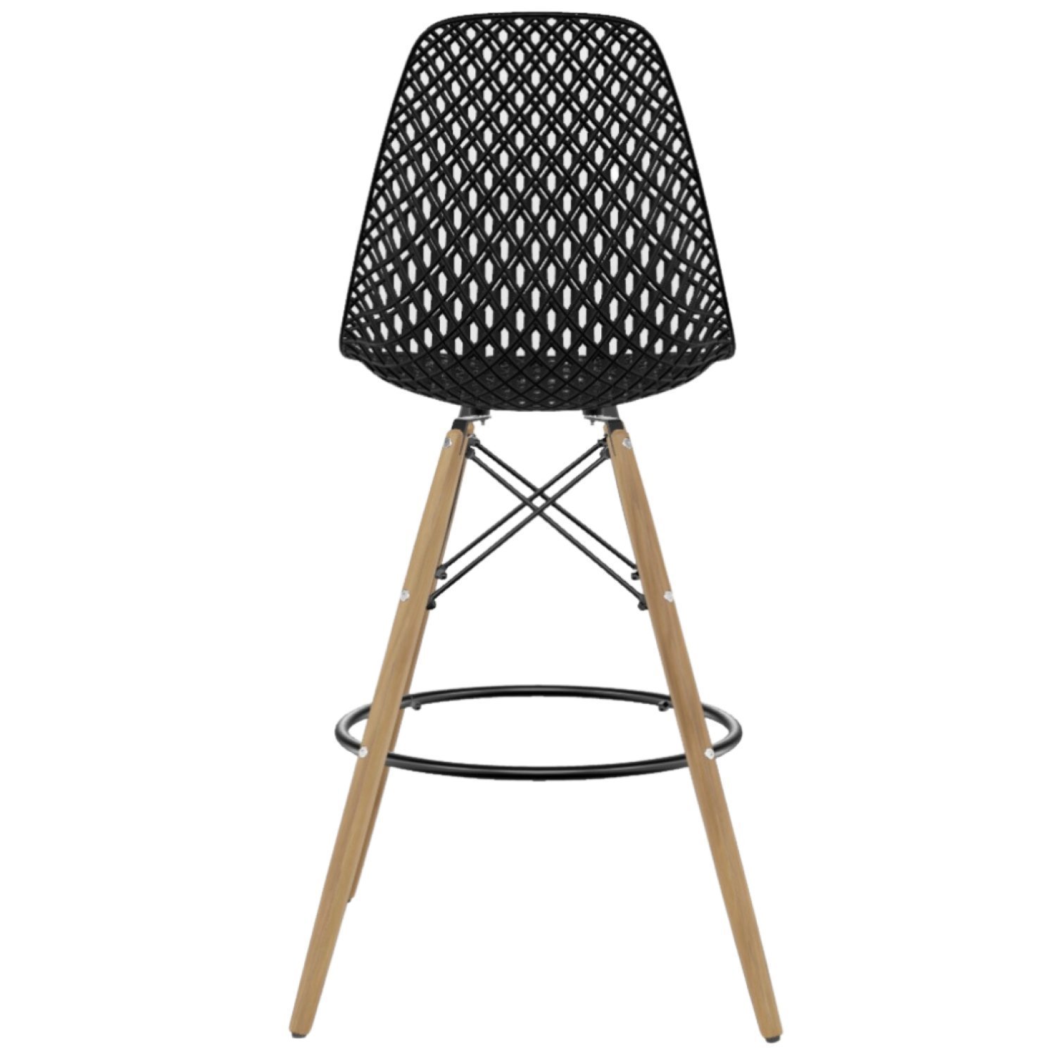 Banqueta para Cozinha 111cm com Encosto Eames - 3