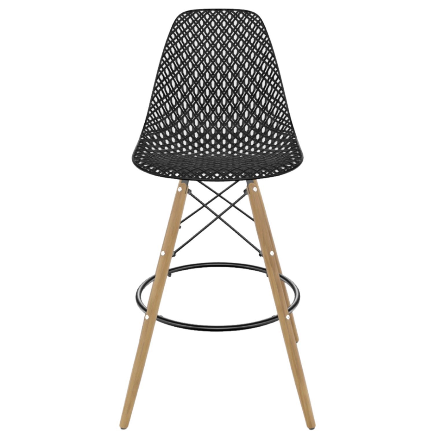 Banqueta para Cozinha 111cm com Encosto Eames - 4