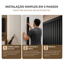 Ver imagem 6 de Kit 6 Barra Perfil de Acabamento para Painel Ripado 2m