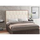 Ver imagem 4 de Cabeceira para Cama Box Casal 145cm Stan Bouclé Off White - Sallar Home